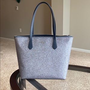 Kate Spade Joeley Glitter Large Top Zip Tote